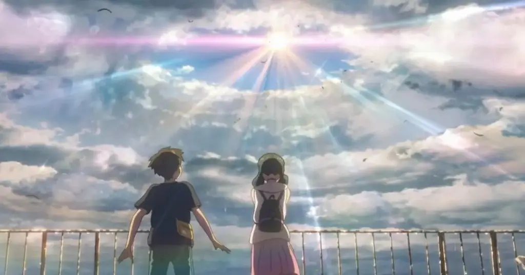 Potret film karya Makoto Shinkai