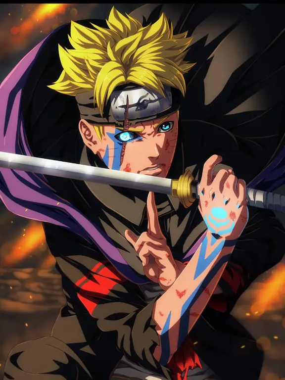 Boruto: Next Generations Gambar kunci dari anime Boruto