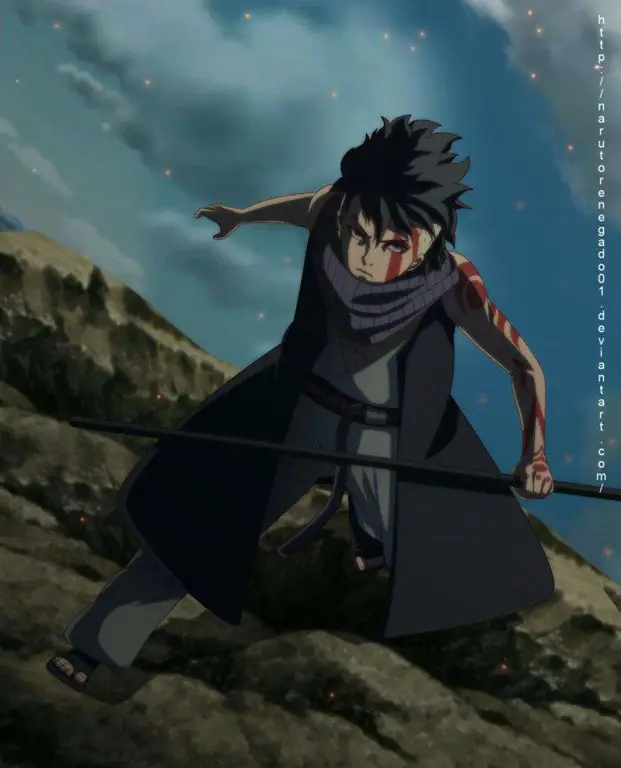 Tatapan Mematikan Naruto dan Kawaki saling berhadapan dalam sebuah pertarungan sengit