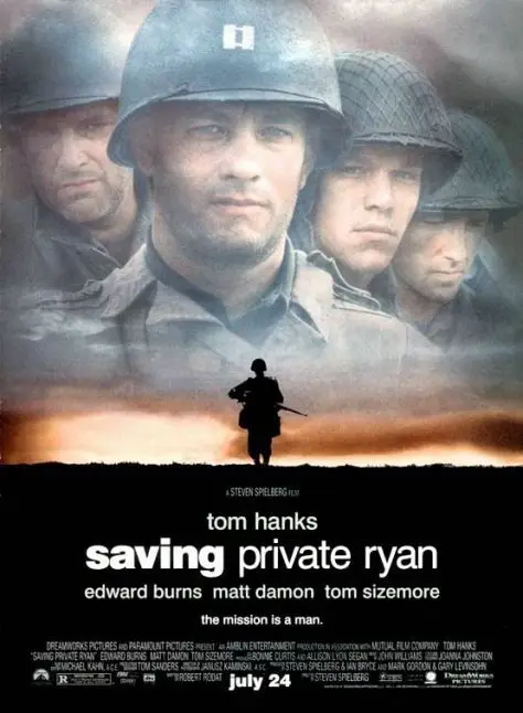 Salah Satu Film Perang Klasik Terbaik Poster Film Saving Private Ryan