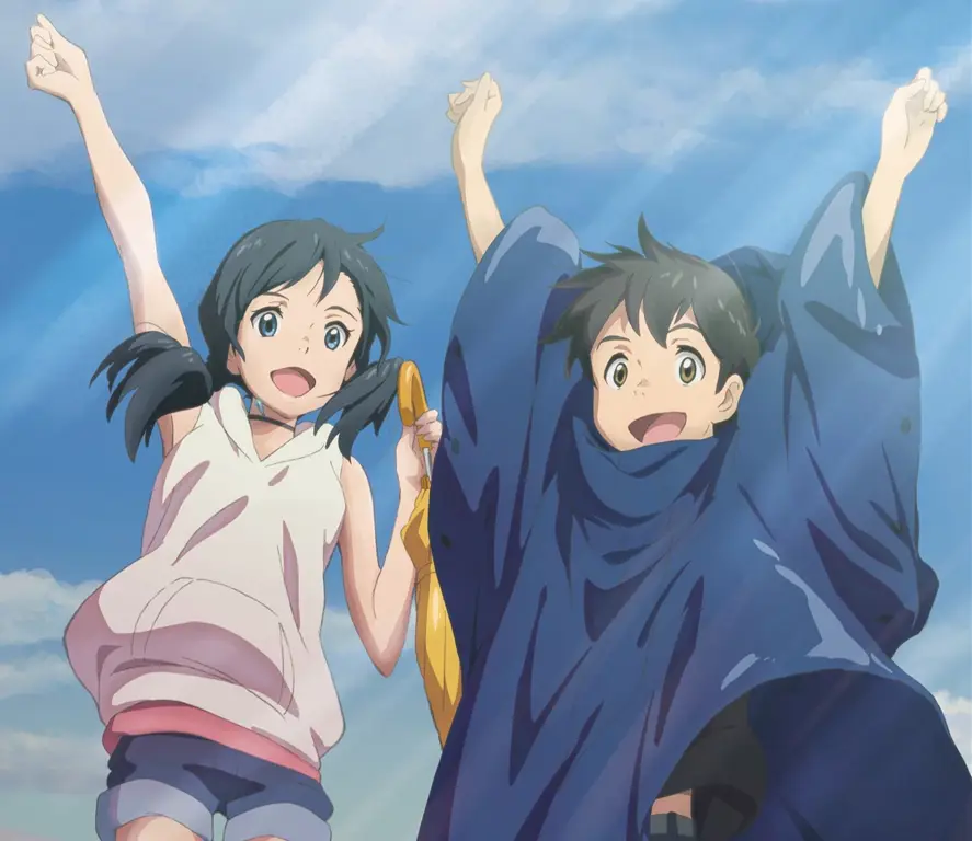 Hodaka dan Hina, karakter utama dalam Weathering With You
