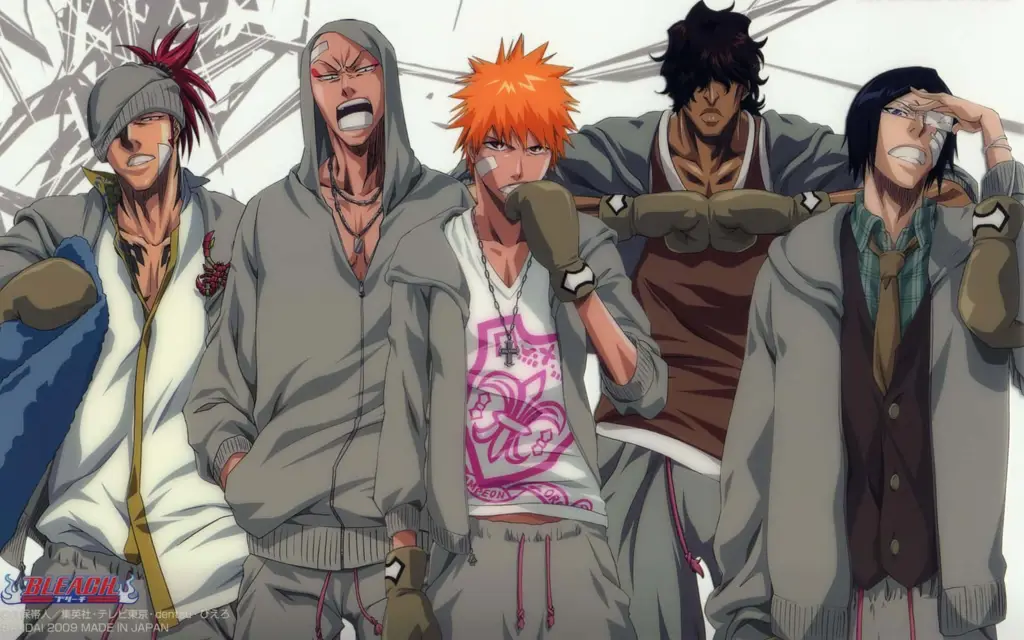 Gambar sekelompok teman menonton anime bersama