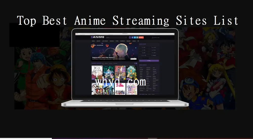 Gambar berbagai website streaming anime terbaik