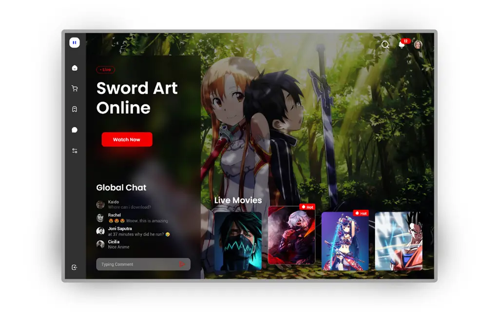 Kemudahan Akses dan Navigasi Antarmuka situs streaming anime yang mudah digunakan