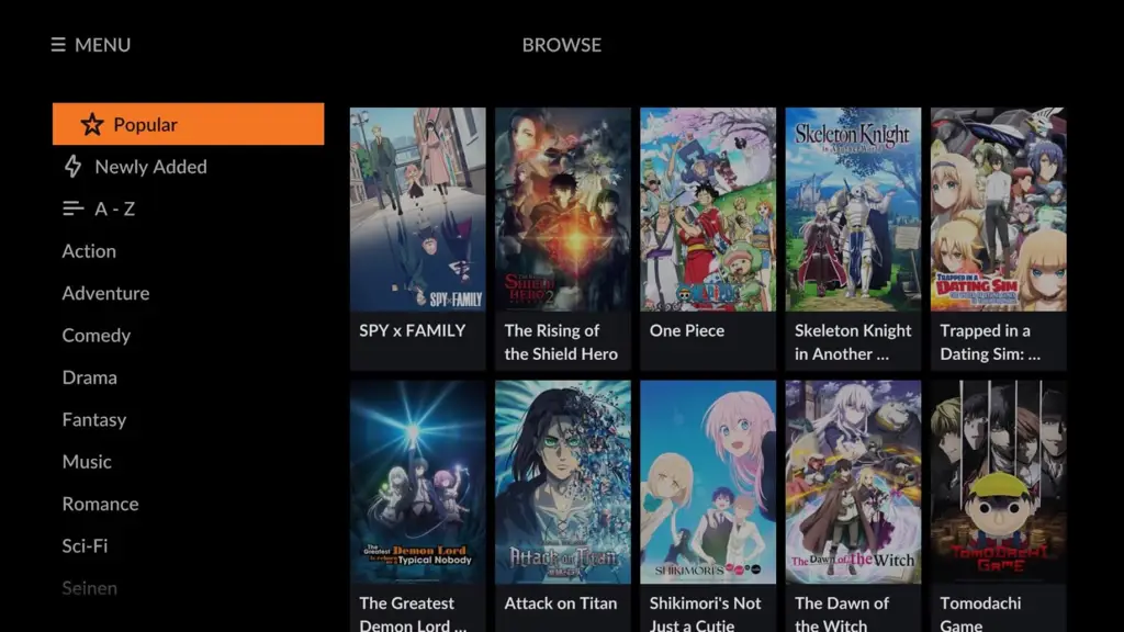 Gambar berbagai situs web streaming anime yang aman dan legal